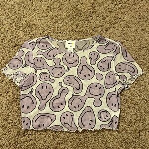 H&M mesh cropped top